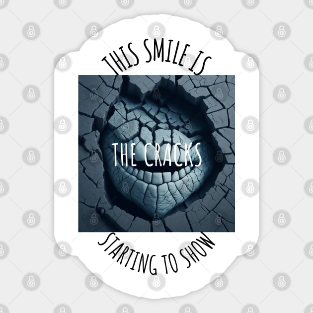 Crack A Smile Sticker by the gloom room